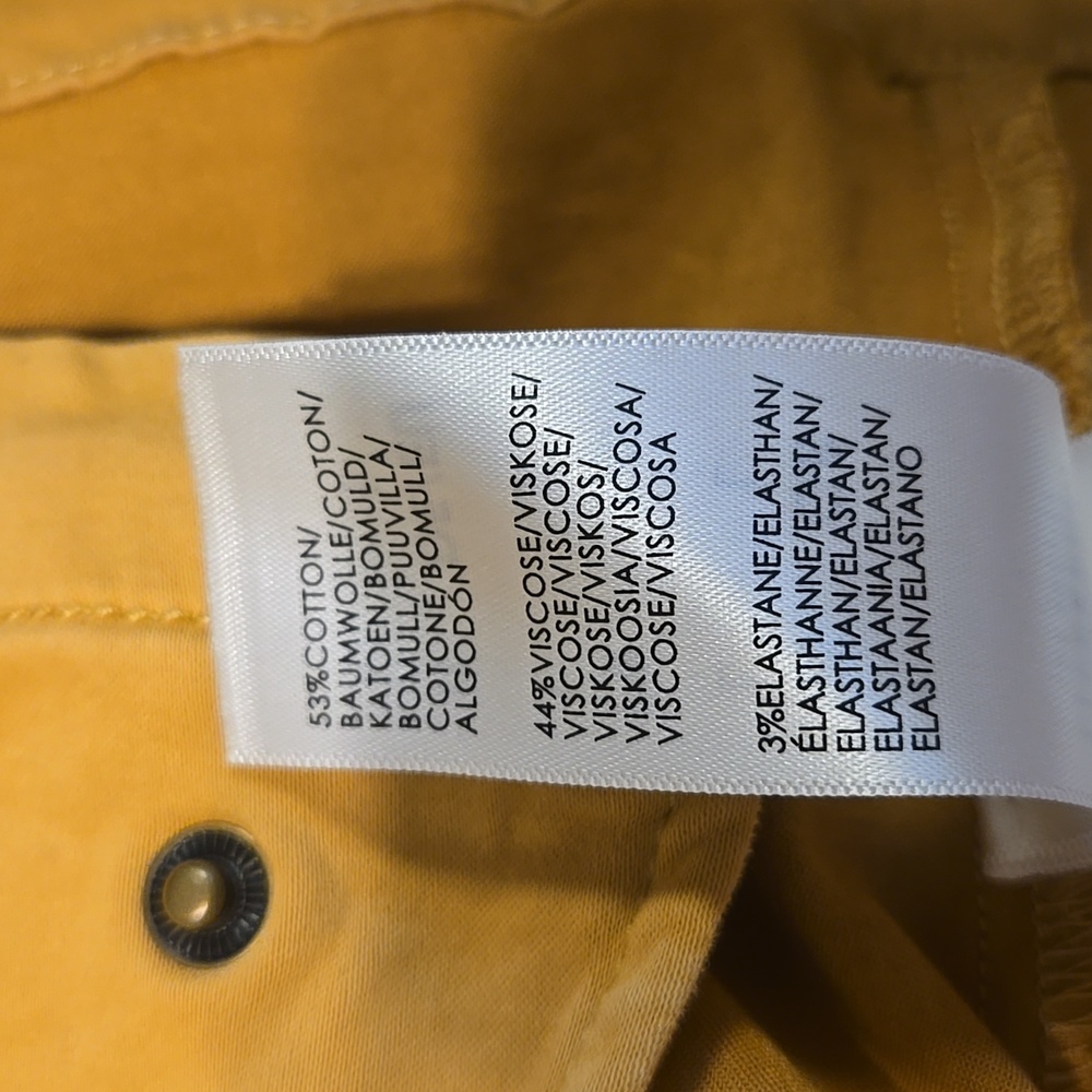 Liverpool Mustard Utility Jacket Sz Large NWOT - Picture 10 of 10